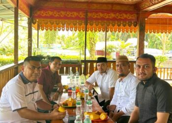 Silaturahmi DPR RI M.Rahul dan Kapolres Rohul di Ponpes Sa’ad bin Abi Waqqas