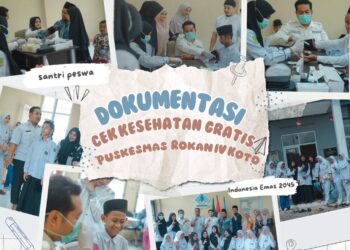 Check Kesehatan Gratis bersama Puskesmas Rokan IV Koto