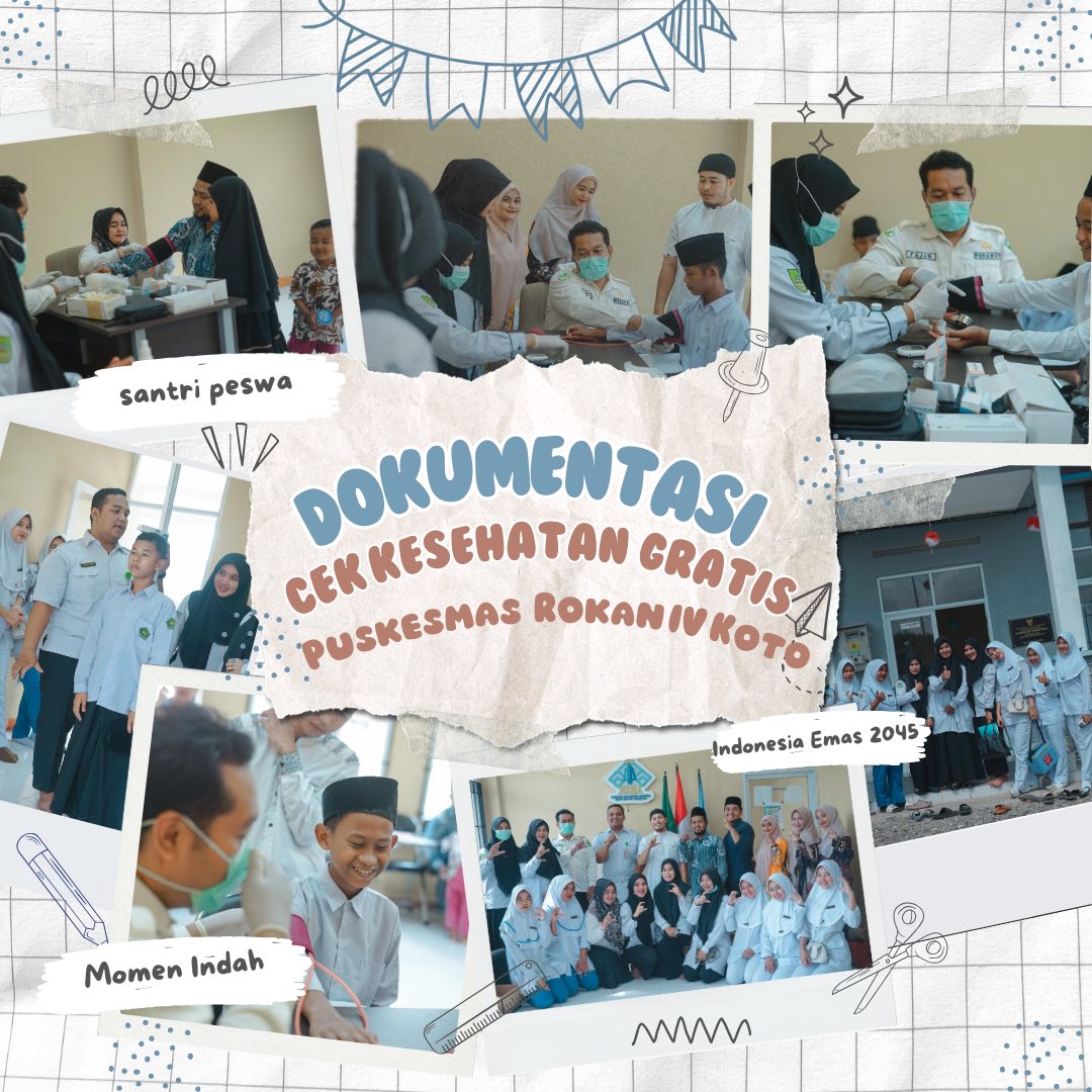 Check Kesehatan Gratis bersama Puskesmas Rokan IV Koto