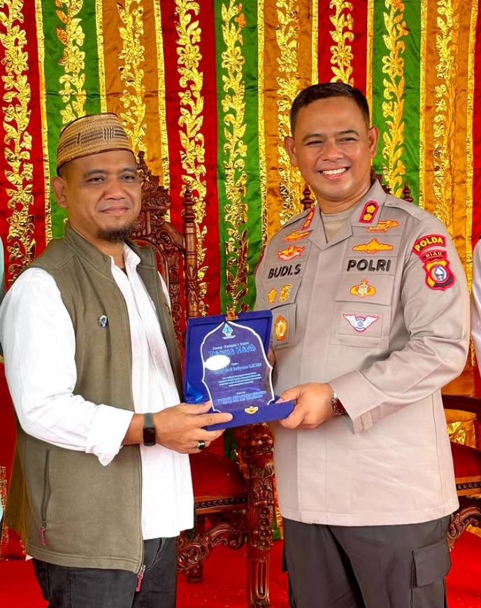 Melepas Masa Purna Tugas Kapolres Rokan Hulu