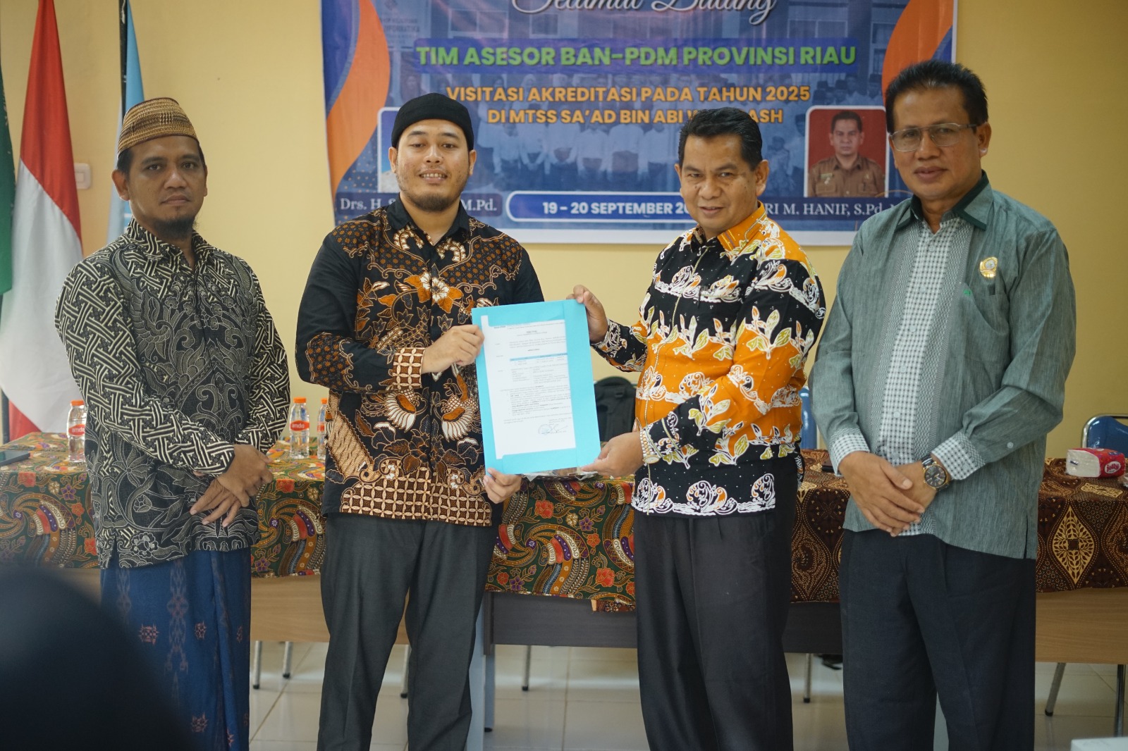 MTs Modern Saad Bin Abi Waqas Sambut Asesor Akreditasi BAN-S/M