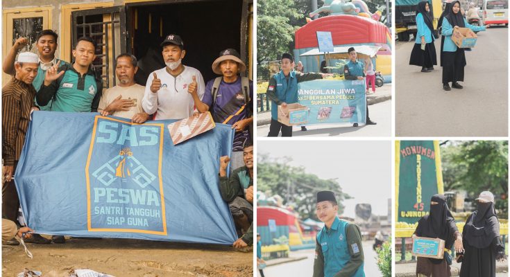 Pesantren Sa’ad bin Abi Waqqas Kirim Armada Kemanusiaan kelokasi bencana banjir dan longsor