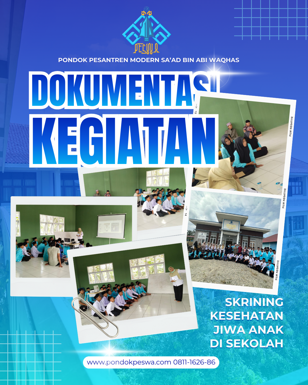 Pesantren Sa’ad Bin Abi Waqqas Peduli Kesehatan, Santri Jalani Pemeriksaan Rutin