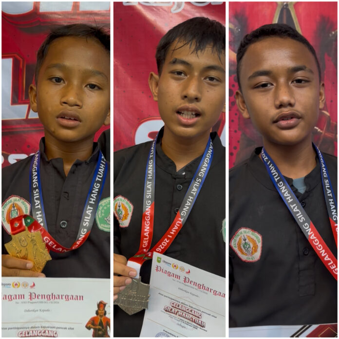 Membanggakan! Tiga Santri Pondok Peswa Borong Medali di Kejuaraan Pencak Silat Sumatra Open 2026